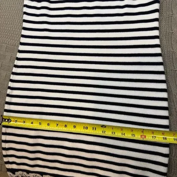 Talbots Striped Navy Blue and White Dress ~XS - Picture 10 of 10